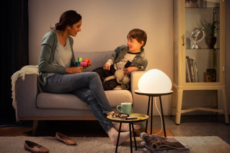 Lampka Biurkowa LED Nocna 8W 800lm IP20 White Ambiance TW Biała Inteligentna SMART Zigbee Bluetooth Wellner Philips HUE