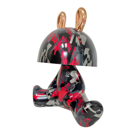 Lampka Dekoracyjna LED 2.5W 59lm 4000K Neutralna Czarna czerwony Złota Ściemnialna Fancy Sanico Goldlux