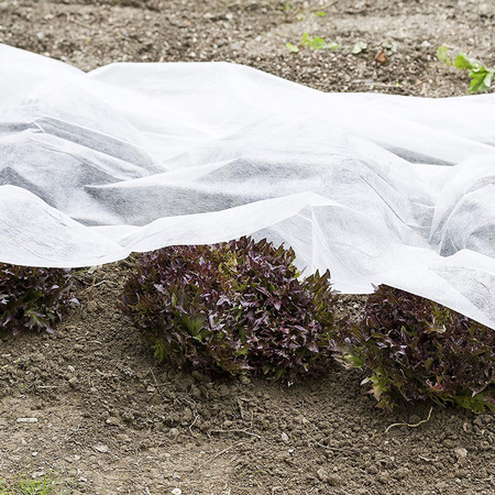 Agrowłóknina Wiosenna Okryciowa 1.1 x 10 m 17g Biała