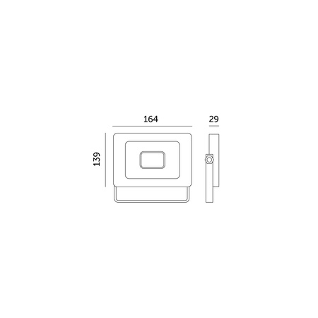 Naświetlacz LED Zewnętrzny Ogrodowy 30W 2505lm 4000K Neutralny 120° IP65 IK05 Czarny MH Kobi