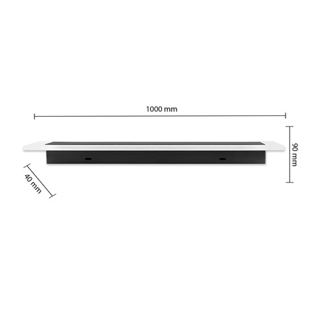 Lampa Ogrodowa Kinkiet Elewacyjny LED DURANGO 38W 100cm IP65 4500K