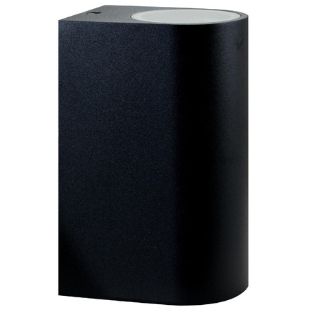 Kinkiet ogrodowy elewacyjny kinkiet góra dół LED 2xGU10 BOSTON GOLDLUX (Polux) PODWÓJNY CZARNY