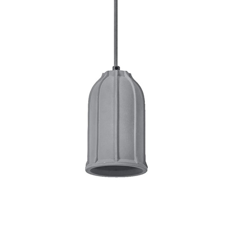 Lampa Sufitowa Wisząca Dekoracyjna E27 Zwis Szary Beton Decor Ledvance