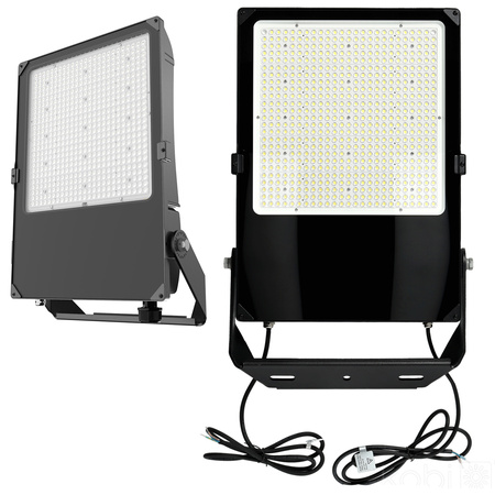 Naświetlacz LED Zewnętrzny Ogrodowy 500W 77500lm 4000K Neutralny Ściemnialny 60° IP66 IK08 Czarny US Kobi