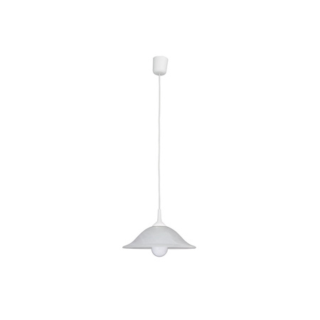 Lampa Wisząca Sufitowa Zwis E27 Biały Klasyczny Alabastro Rabalux