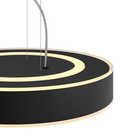 Lampa Wisząca Sufitowa LED 33.5W 4300lm IP20 White Ambiance TW Czarna 42.5cm Inteligentna SMART Zigbee Bluetooth Enrave Philips HUE