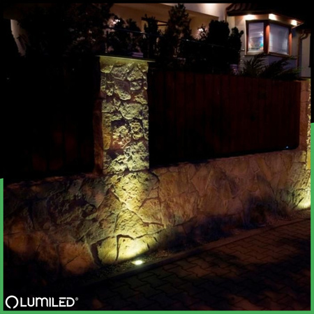 Oprawa Najazdowa Lampa Dogruntowa Wpuszczana GU10 IP65 IK09 Kwadrat CATIO 2 LUMILED