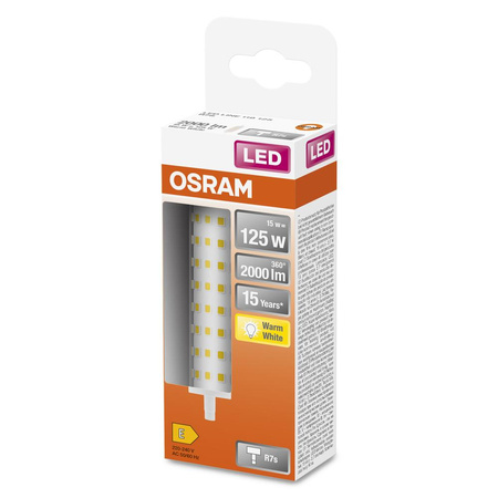 Żarówka LED Kapsułka R7s 15W = 125W 2000lm 2700K Ciepła 300° LINE Osram
