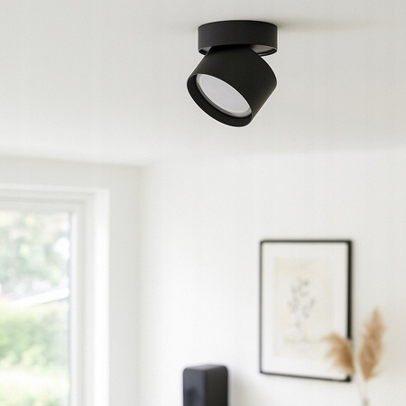 Oprawa Natynkowa Halogenowa Tuba Reflektor Spot GX53 Okrągła Czarna Apilo Masterled