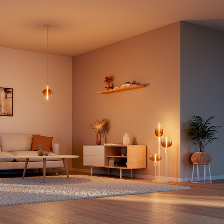 Żarówka LED Dekoracyjna E27 4.8W = 20W 200lm 1800K Ciepła 320° Bursztynowa Filament Ściemnialna Vintage 1906 Osram