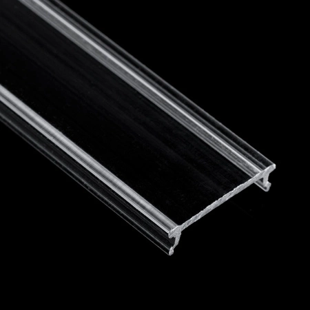 Klosz Przesłona do Profilu Natynkowego KM38 Przezroczysta Transparentna 2m