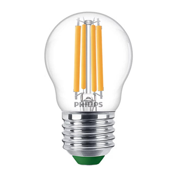 Żarówka LED Kulka E27 210lm/W P45 2.3W = 40W 485lm 2700K Ciepła Filament PHILIPS Ultra Efficient