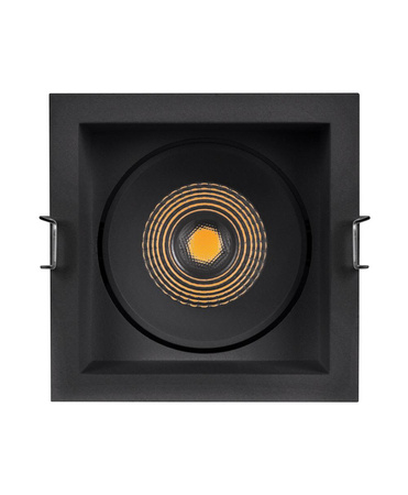 Panel LED Oprawa Podtynkowa Punktowa 8W 650lm CCT Oczko Spot Czarny Darklight Ledvance