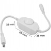 Ściemniacz Do Taśm LED Sterownik Manualny 6A 12 - 24V BIAŁY