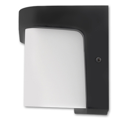 Kinkiet Ogrodowy Elewacyjny Lampa Ścienna E27 CZARNA Kwadratowa CORGI