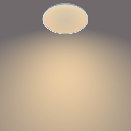 Lampa Sufitowa Plafon LED 18W 1500lm 2700K SceneSwitch Biała Super Slim CL550 Philips