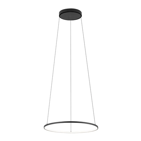 Lampa Sufitowa Wisząca LED 18W 560lm 3000K Ciepła Czarna Nowoczesna CIRCOLO LED S 10813 Nowodvorski