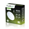 Plafon LED Lampa Sufitowa Natynkowa REGIS 2x E27 IP44 z Czujnikiem Ruchu i Zmierzchu Biały Okrągły 30cm LUMILED