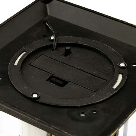 Lampa Ogrodowa LED Solarna Wisząca Latarenka Patyna 27cm