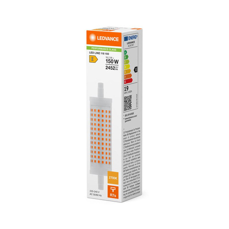 Żarówka LED R7s 118mm 18,2W 2452lm 2700K Ciepła 300° OSRAM Performance Class
