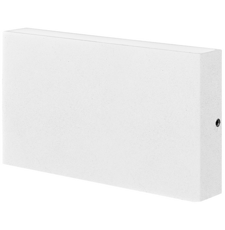 Kinkiet Ogrodowy Elewacyjny LED Biały Góra i Dół 11W 2x450lm IP44 PROSTOKĄT CHICAGO GOLDLUX (Polux)