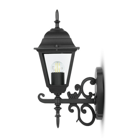 Lampa Ogrodowa Elewacyjna Kinkiet E27 Mała Czarny mat VT-760 V-TAC