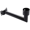 UCHWYT do Lampy ulicznej SOLARNEJ 40CM RURA ?75 mm Czarny