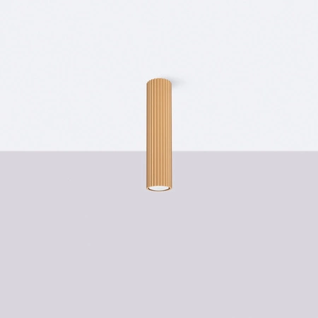 Lampa Sufitowa Reflektor Tuba Spot 1x GU10 Złota Karbon Deep Space SL.1551 Sollux