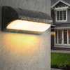 Lampa Ogrodowa Kinkiet Elewacyjny E27 DRACO Czarny z Czujnikiem Ruchu i Zmierzchu