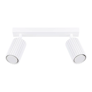 Lampa Sufitowa Reflektor Tuba Spot 2x GU10 Biała Karbon Deep Space SL.1542 Sollux