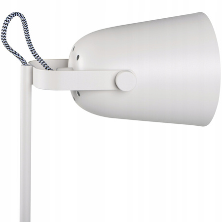 Lampka Biurkowa Stołowa Szkolna Nocna + Organizer Raibo E27 5W Biała KANLUX