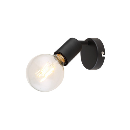 Kinkiet Ścienny Lampa Punktowa Reflektor Spot E27 Czarny Klasyczny Lamar 3986 Rabalux