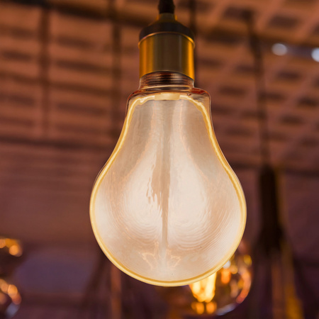 Żarówka LED O110 E27 4W 220lm 1800K Ciepła 320° Bursztynowy Dekoracyjna DECOVINTAGE Sanico Goldlux