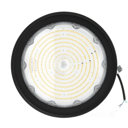 Oprawa Przemysłowa Lampa LED High Bay 200W 28000lm CCT Czarna IP66 IK10 Rio Pro Kobi