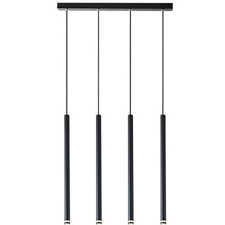 Lampa Wisząca Sufitowa PIERO 4xG9 Regulowana Czarna MASTERLED