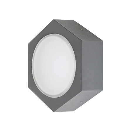 Lampa Ogrodowa Zewnętrzna Kinkiet Elewacyjny Solarny LED 9W 680lm 3000K IP54 Antracyt Nowoczesny Avola Rabalux