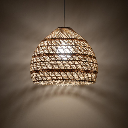 Lampa Sufitowa Wisząca E27 Biała Skandynawska BOHO M 11151 Nowodvorski