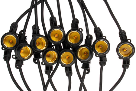 Girlanda Ogrodowa Zewnętrzna Łańcuch Świetlny 10m 10xE27 LED 1,3W Kobi