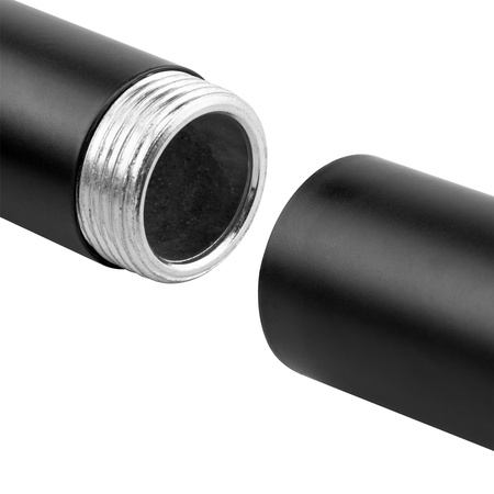 Lampa Stojąca Podłogowa Stołowa LED E27 Czarna z Regulacją Wysokości Belsa Lumiled