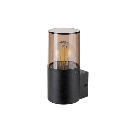 Lampa Ogrodowa Zewnętrzna Kinkiet Elewacyjny LED E27 IP44 Czarny Nowoczesny Teplice Rabalux