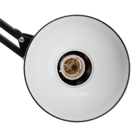 Lampa Stojąca Podłogowa Stołowa LED E27 Czarna z Regulacją Wysokości Belsa Lumiled