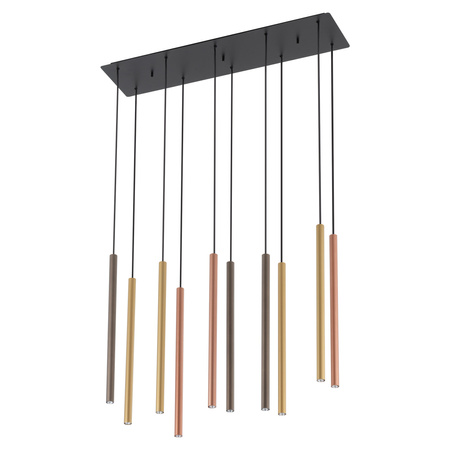 Lampa Sufitowa Wisząca 10x G9 Złota Nowoczesna LASER 490 10705 Nowodvorski