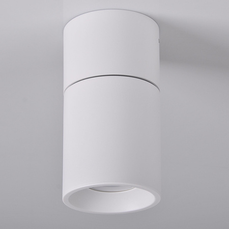 Oprawa Natynkowa Halogenowa SPOT TUBA Okrągła Ruchoma GU10 Biała NIXA GOLDLUX (Polux)