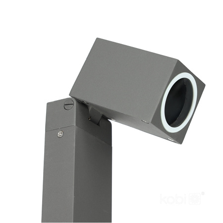 Lampa ogrodowa LED QUAZAR 15S GU10 IP44 KOBI Szara