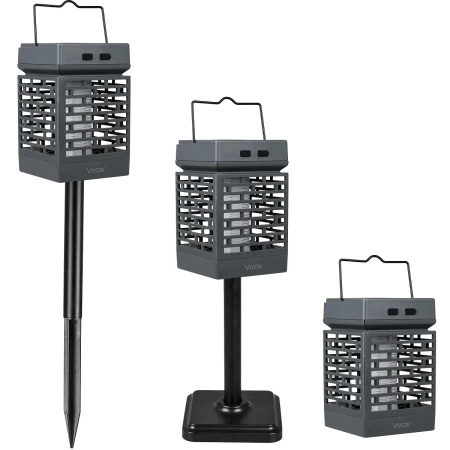 Lampa Owadobójcza Pułapka Elektryczna UV Solarna Lampion 2w1 5W na Muchy Komary Owady VAYOX