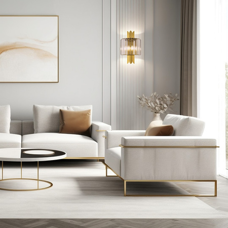 Lampa Ścienna Kinkiet MARGOT Złota 2xE14 Milagro