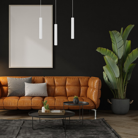 Lampa Wisząca Sufitowa HUDSON Biała 3xGU10 Listwa Milagro