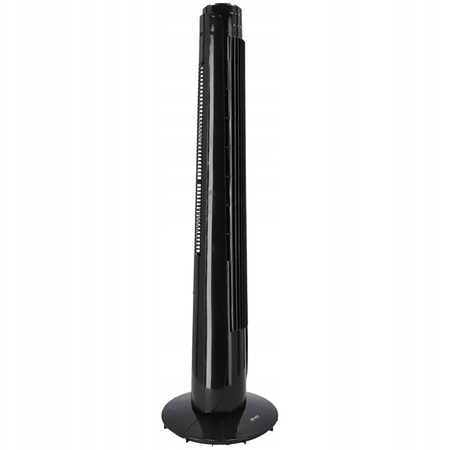 Wentylator Kolumnowy Tuba Cyrkulator Powietrza Wiatrak Stojący Czarny 92cm 45W + Pilot