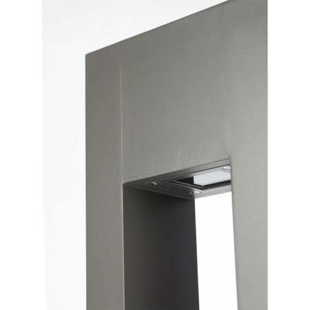 Lampa Zewnętrzna LED Słupek Ogrodowy REKTAN 90cm GU10 IP65 Su-Ma