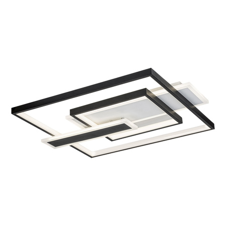 Lampa Sufitowa Żyrandol 50W 2700lm 4000K Czarny Nowoczesny Herkules Rabalux